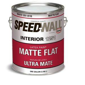 Glidden Professional 1 gal. Speedwall White Flat Interior Latex Paint GPS 2000 01