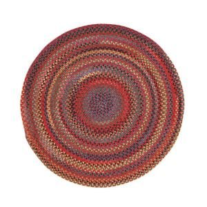Capel Star Cardinal 5 ft. 6 in. Round Area Rug 008356550