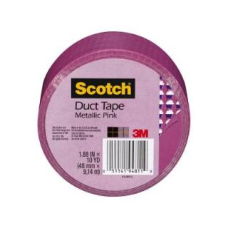 Scotch 1.88 in. x 10 yds. Metallic Pink Duct Tape 910 MPK C