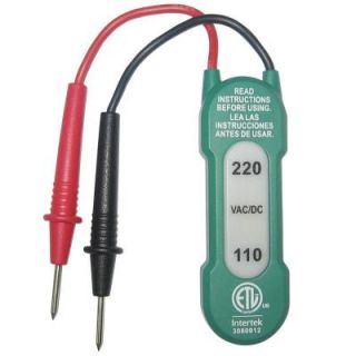 Commercial Electric 110/220 VAC Voltage Tester MS8900H