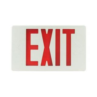 Filament Design Nexis 1 Light Thermoplastic LED Universal Mount Red Exit Sign CLI EXXVEXUBPWBWHR12