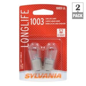 Sylvania 12 Watt Long Life 1003 Signal Bulb (2 Pack) 36053.0
