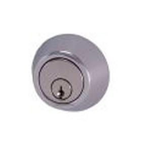 Universal Hardware Commercial 2 3/4 in. Double Cylinder Satin Chrome Heavy Duty Industrial Deadbolt 40027