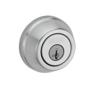 Stanley Double Cylinder Satin Chrome Deadbolt Featuring SmartKey 324 626 SMT CP