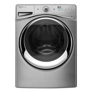 Whirlpool Duet 4.3 cu. ft. High Efficiency Front Load Washer with Steam in Diamond Steel, ENERGY STAR WFW96HEAU