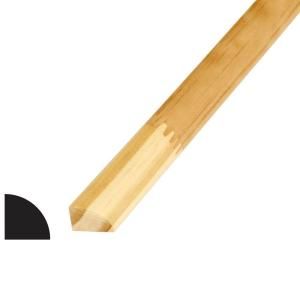 Alexandria Moulding WM 105 3/4 in. x 3/4 in. x 96 in. Pine Finger Jointed Quarter Round Moulding 0W105 30096