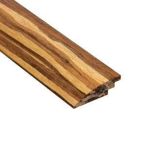Home Legend Strand Woven Tiger Stripe 9/16 in. Thick x 2 in. Wide x 78 in. Length Bamboo Hard Surface Reducer Molding HL43HSR