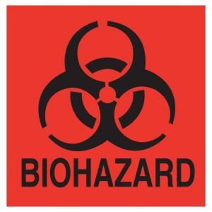 Rubbermaid Commercial Products Bio Hazard Decal UNI BP 1