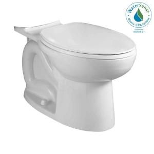 American Standard Compact Cadet 3 Elongated Toilet Bowl Only in White 3046.001.020