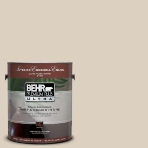 BEHR Premium Plus Ultra 1 Gal. #UL170 11 Roman Plaster Interior Eggshell Enamel Paint 275001