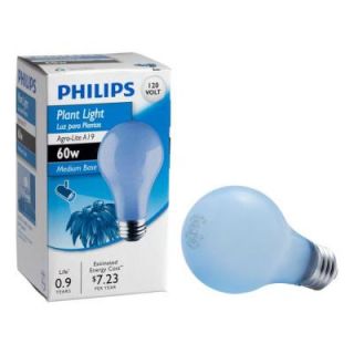 Philips 60 Watt Incandescent A19 Agro Plant Light Bulb 429480