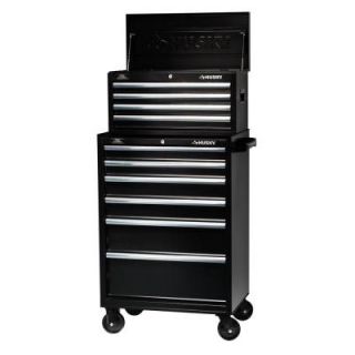Husky 27 in. W 10 Drawer Tool Chest and Cabinet Set H4CH1 + H6TR3