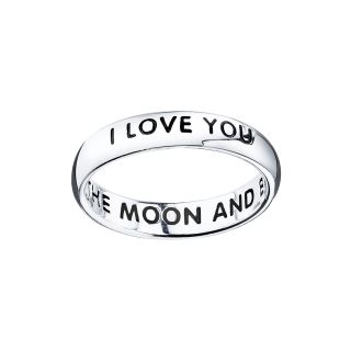 Bridge Jewelry Footnotes Sterling Silver Band Ring