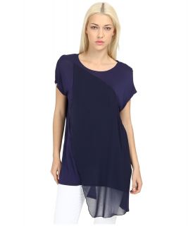 CoSTUME NATIONAL CW0155P Top Womens Blouse (Blue)