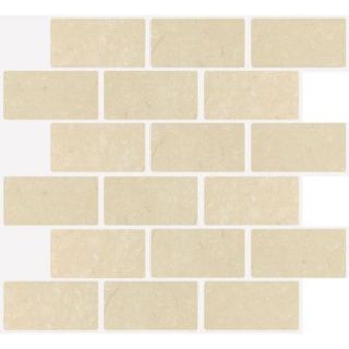 Stick It Tiles 11.25 in. x 10 in. Cream Marfil Subway Adhesive Decorative Wall Tile (8 Pack) 27090