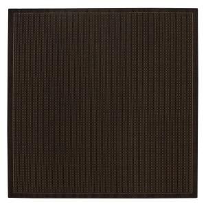 Home Decorators Collection Saddlestitch Black 7 ft. 6 in. Square Area Rug 2881475210