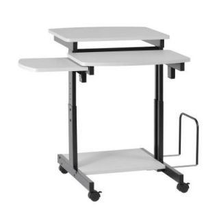 Buddy Products Capri Compact Computer Desk in Grey 9116 18