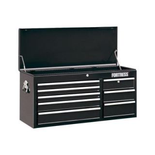 Fortress 41 in. Wide 8 Drawer Top Chest FSD41TBLK8