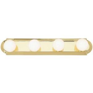 Filament Design Providence 4 Light 4.62 in. Polished Brass Finish Bath Vanity CLI MEN1144 02