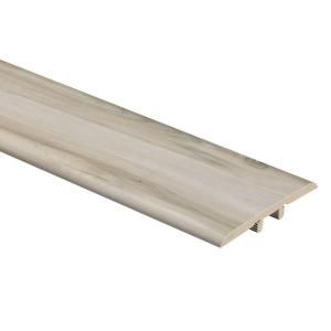 Zamma Vintage Maple White 5/16 in. Thick x 1 3/4 in. Wide x 72 in. Length Vinyl T Molding 015223613