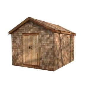 Greenstone 10 ft. x 12 ft. EZ Build Shed Kit with Prefab Panels DISCONTINUED GS1012SS