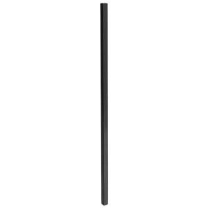First Alert 2 in. x 2 in. x 90 in. Steel Black Fence Post P290P