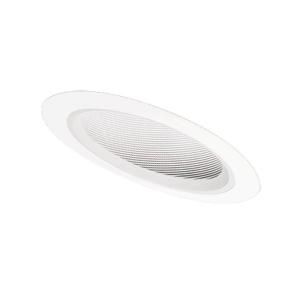 Halo 6 in. Sloped Ceiling White Coilex Baffle Trim 498W
