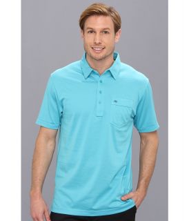 Travis Mathew OG S/S Polo Mens Short Sleeve Pullover (Blue)