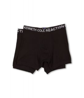 Kenneth Cole Reaction 2 Pack Boxer Brief Mens Underwear (Black)