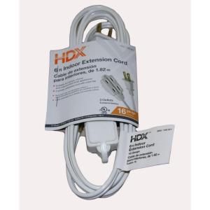 HDX 6 ft. 16/2 Cube Tap Extension Cord HD#145 017