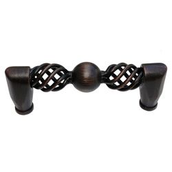 Gliderite 3 inch Oil Rubbed Bronze Birdcage Cabinet Pulls (pack Of 10)