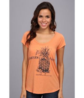 Lucky Brand Forbidden Fruit Tee Womens T Shirt (Orange)