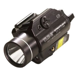 Streamlight 69120 TLR2 C4 LED with Laser Sight Rail Mounted Weapon Flashlight Black