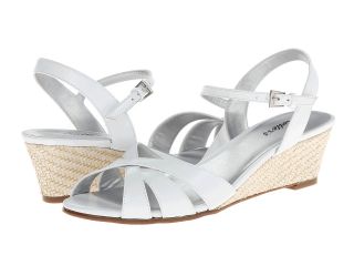 Trotters Mickey Womens Wedge Shoes (White)