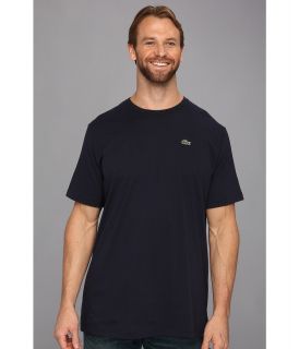 Lacoste Big S/S Jersey Crew Neck T Shirt Mens T Shirt (Navy)