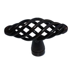 Gliderite 2 inch Oval Oil Rubbed Bronze Birdcage Cabinet Knobs (set Of 10)