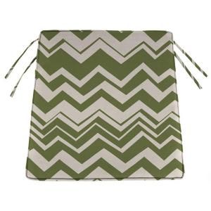 Home Decorators Collection Rizzy Cilantro Trapezoid Outdoor Chair Cushion 1573020670