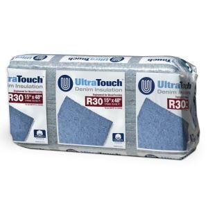 UltraTouch 15 in. x 48 in. R30 Denim Insulation (12 Bags) 10003 03015