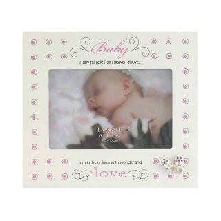 Baby Polka Dot 4x6 Picture Frame, Pink