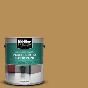 BEHR Premium 1 Gal. #PFC 30 Clay Terrace Low Lustre Porch and Patio Floor Paint 630001
