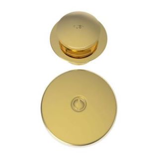 Brasstech 1 Hole Toe Activated Tub Drain Kit in Forever Brass 273/01