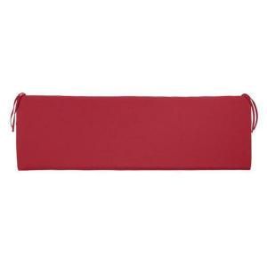 Home Decorators Collection Red Sunbrella Sydney 3 Seater Outdoor Bench Cushion 1573850110