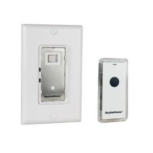 SkyLink 600 Watt Specialty Dimmer Wall Switch with Transmitter   White WR 318