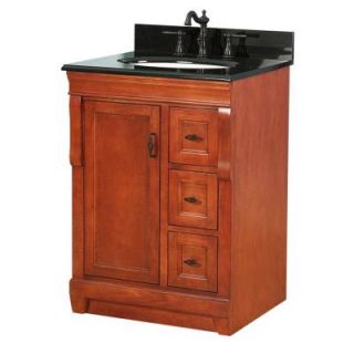 Foremost Naples 24 in. W x 18.0 in. D x 34 in. H Vanity Cabinet Only in Warm Cinnamon NACA2418D