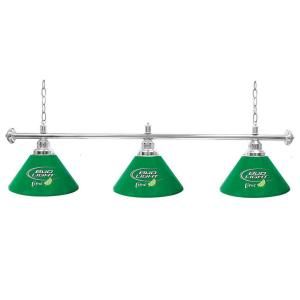 Trademark Global Bud Light Lime 60 in. Three Shade Hanging Billiard Lamp AB4800 BLLIME