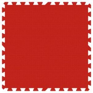 Groovy Mats Red 24 in. x 24 in. Comfortable Mat (100 sq.ft. / Case) GYCMRD