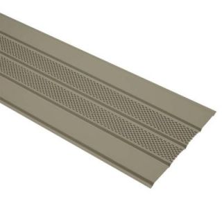 144 in. Hickory Aluminum Vented Soffit A4VS16 HKY