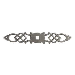 Hickory Hardware 1 in. x 5 1/2 in. Silver Stone Furniture Backplate P326 ST