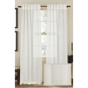 Fine Living Plain Linen Air Natural Rod Pocket Curtain 147