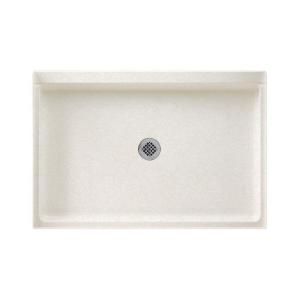 Swanstone 32 in. x 48 in. Solid Surface Single Threshold Shower Floor in Tahiti White SF03248MD.011